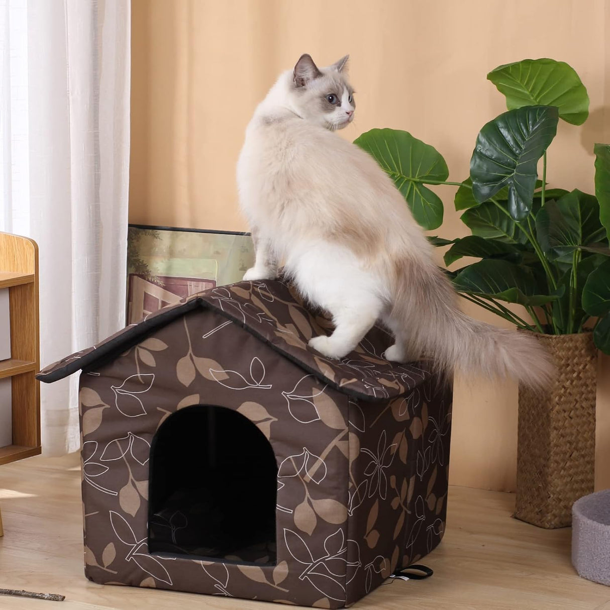 Casa para Gatos y Perros, Cat House, Impermeable, Mediana