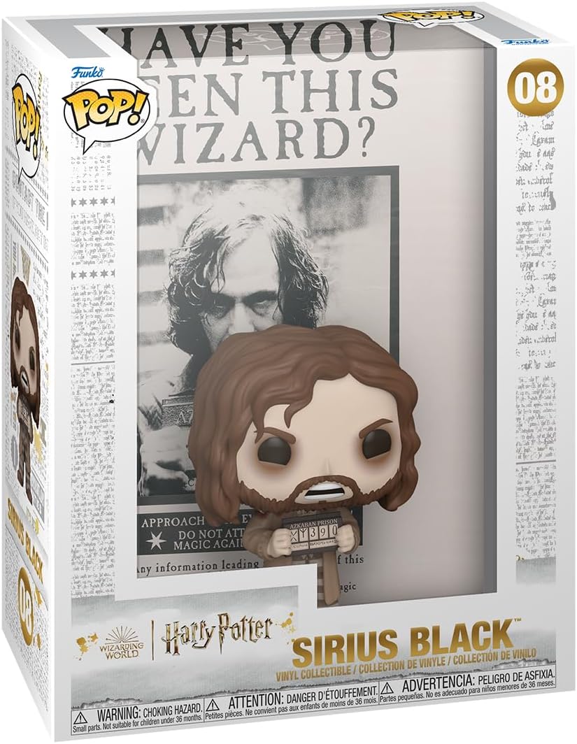 Funko Pop! Cover Harry Potter - Póster Sirius Black, Azkaban