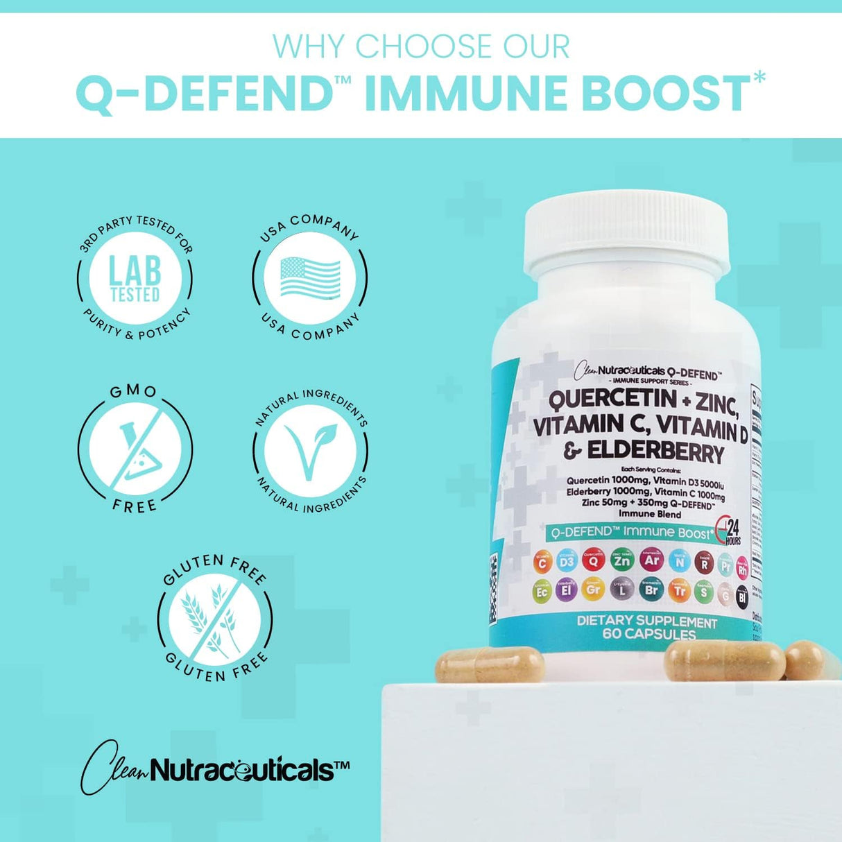 Suplementos Alimenticios Quercetina de vitamina C