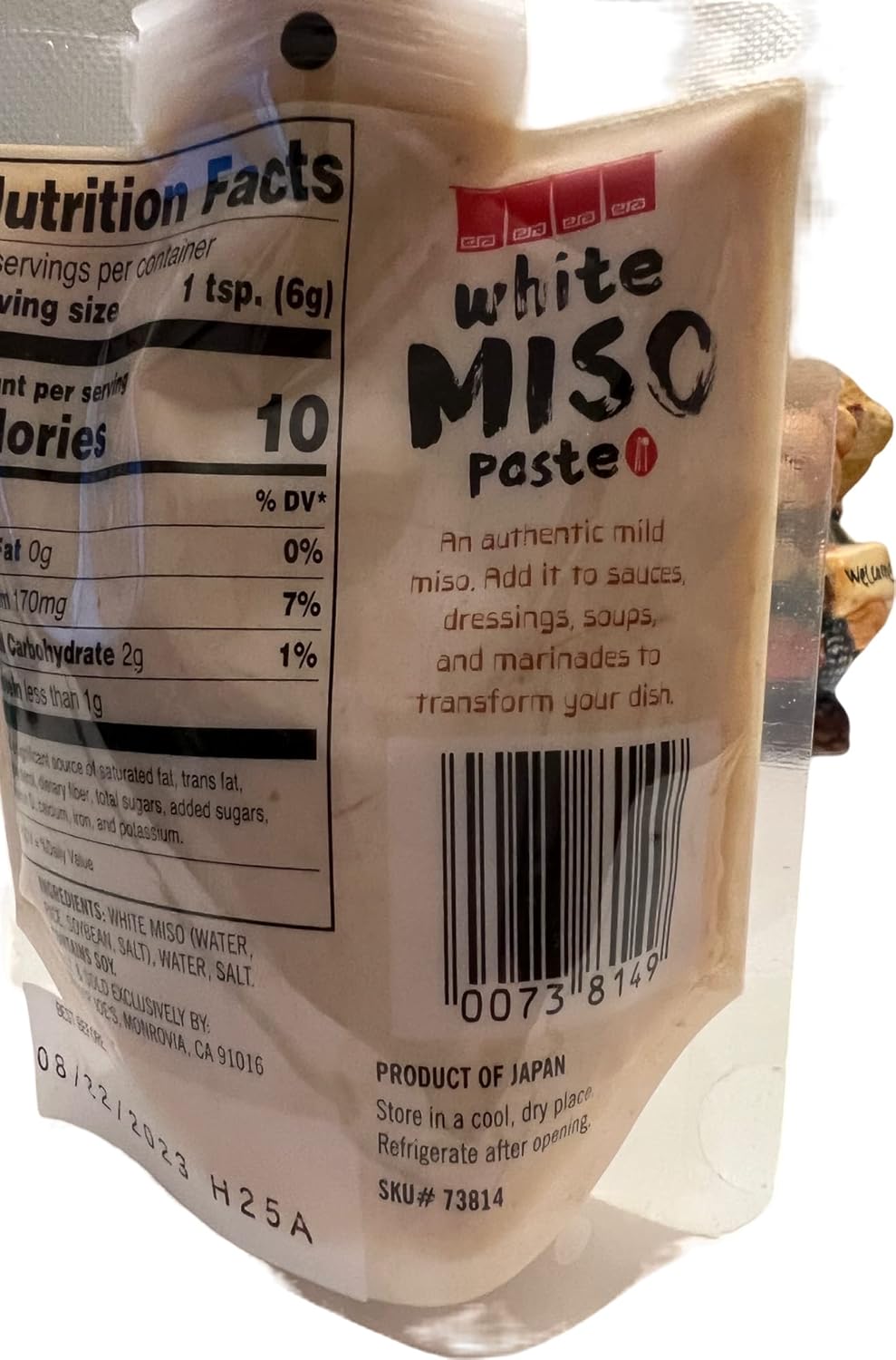 Pasta de Miso Blanco Trader Joe's - Pack de 1 unidad