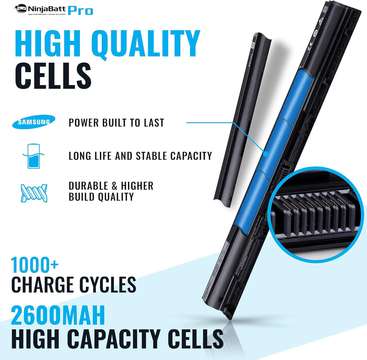 Batería Pro M5Y1K para Dell Inspiron 14 15 17 5000 3000