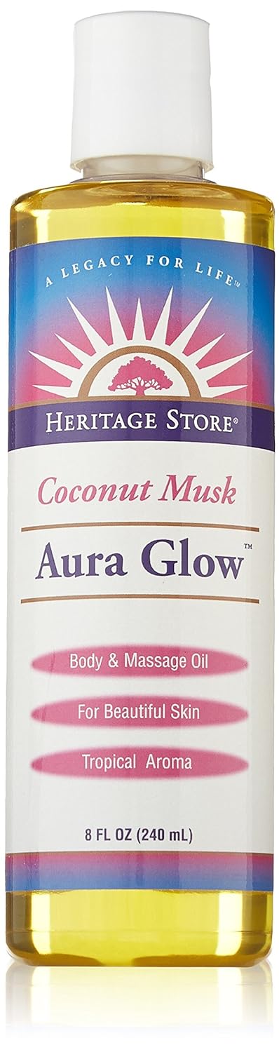 6 Aceites con aroma a almendra de coco HERITAGE STORE