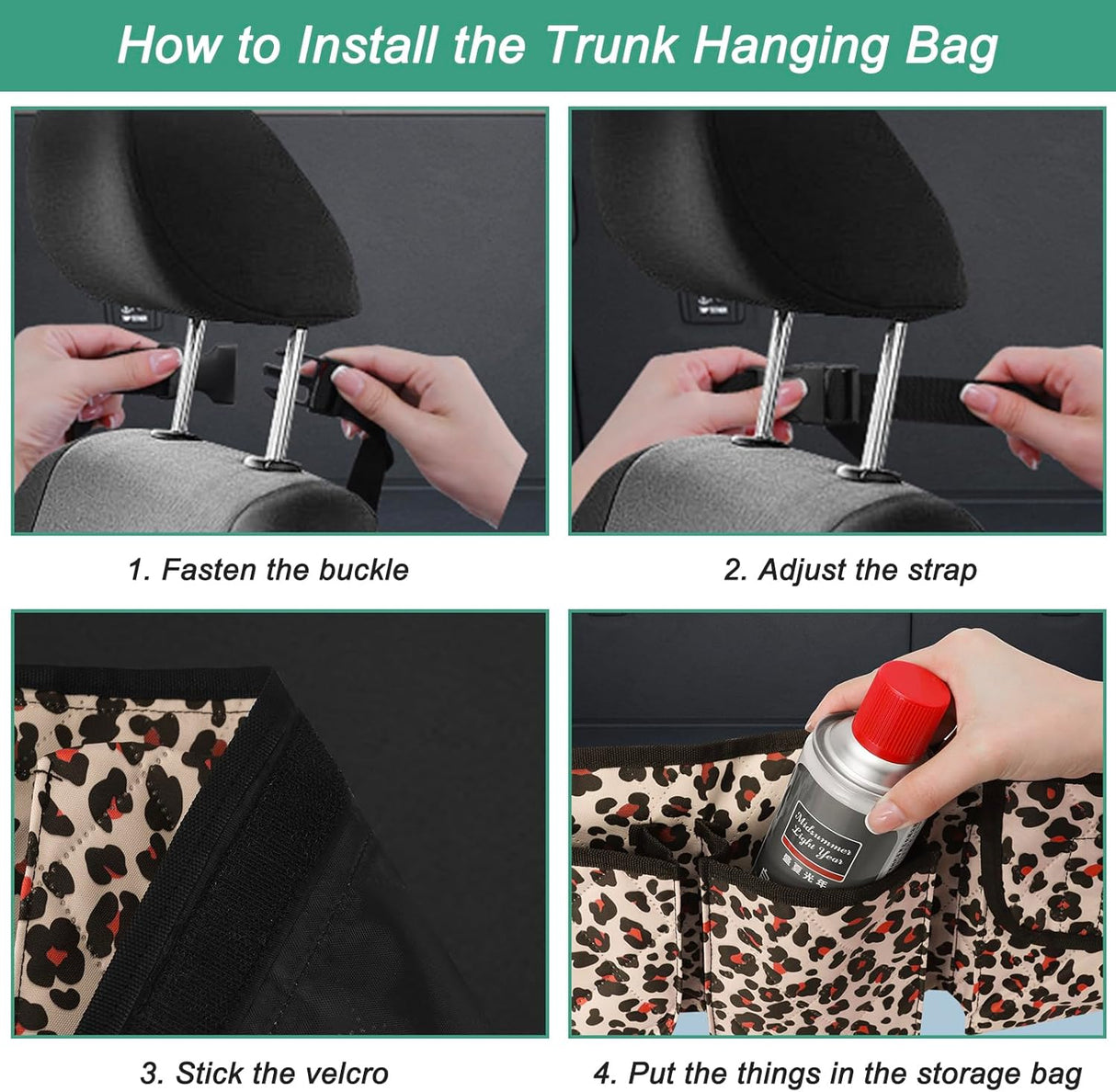 Organizador de Maletero Femuar, Gran Capacidad, 41x10