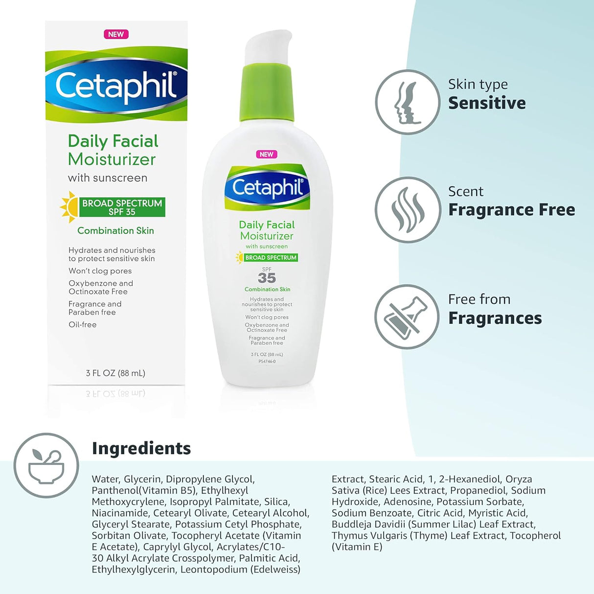 Cuidado Facial Hidratante facial diario sin aceite