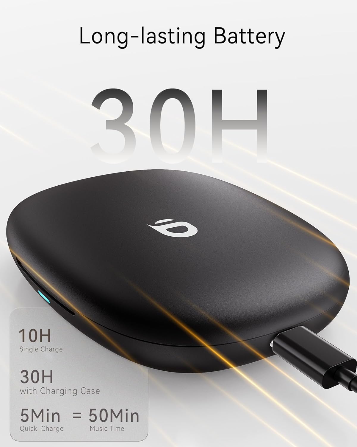 Auriculares Inalámbricos Abiertos con Control Táctil y Cancelación