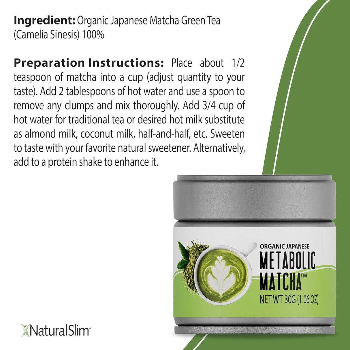 Polvo de Matcha Orgánico Japonés - Antioxidante y Energizante