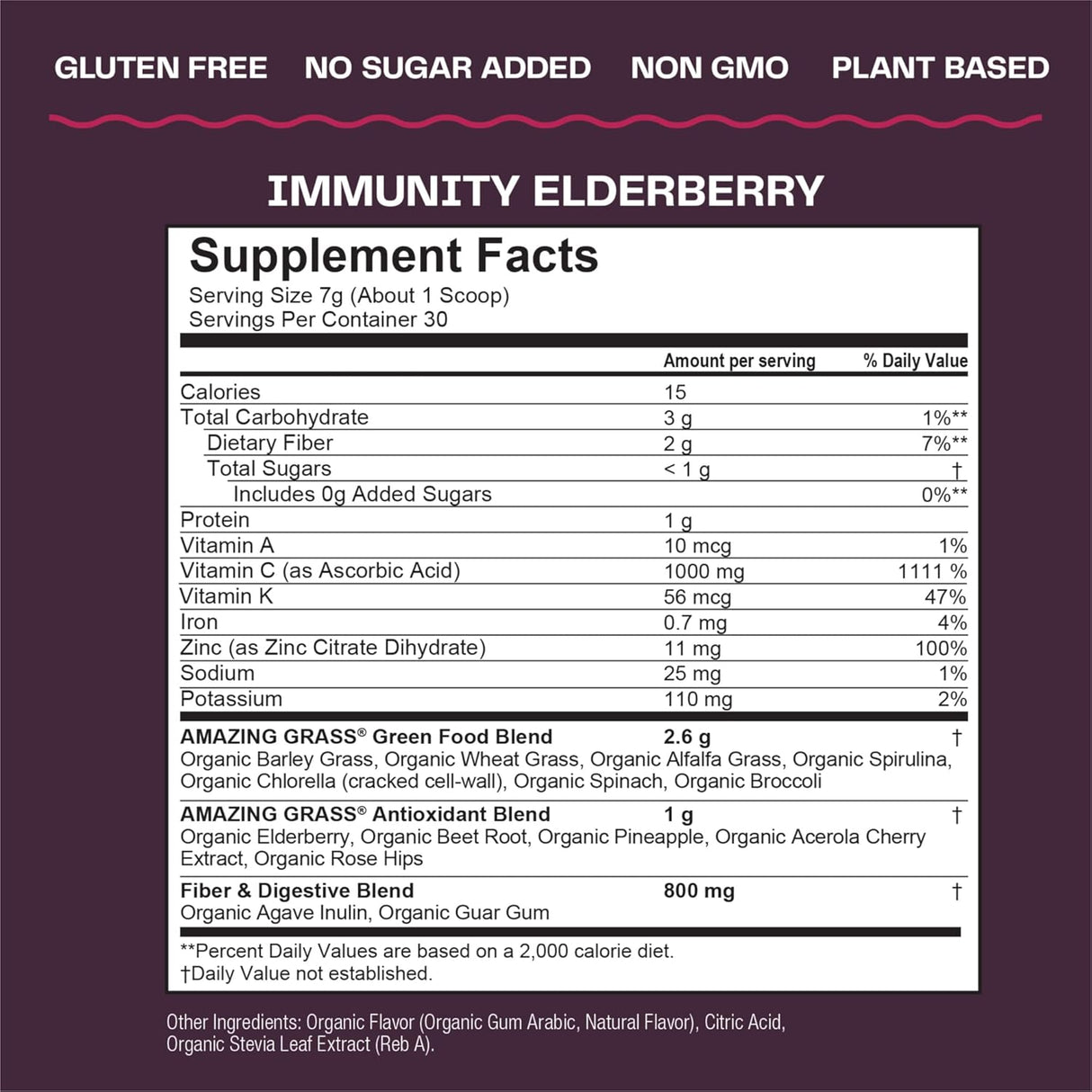 Suplemento Superfood para apoyo inmunológico Super Greens