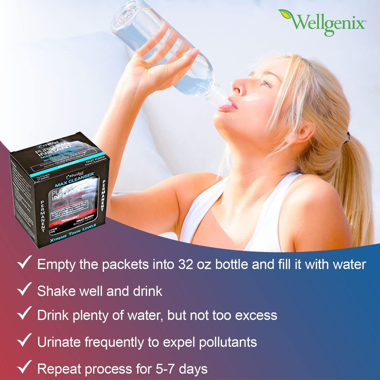 Suplementos Elimina toxinas no deseadas Desintoxicante