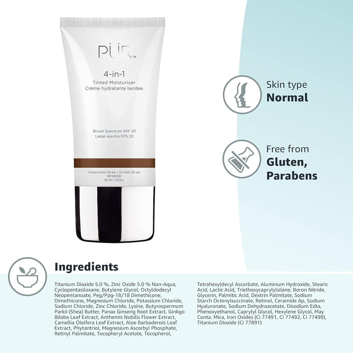 Cuidado Facial con manteca sin gluten y BPA