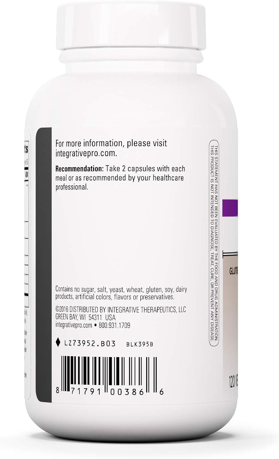 Suplemento Integradora terapéutica Similase GFCF, 120 und