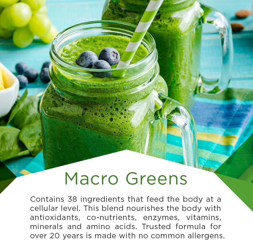 MacroLife Naturals Macro Greens: Superalimento 10oz (30 Serv.)