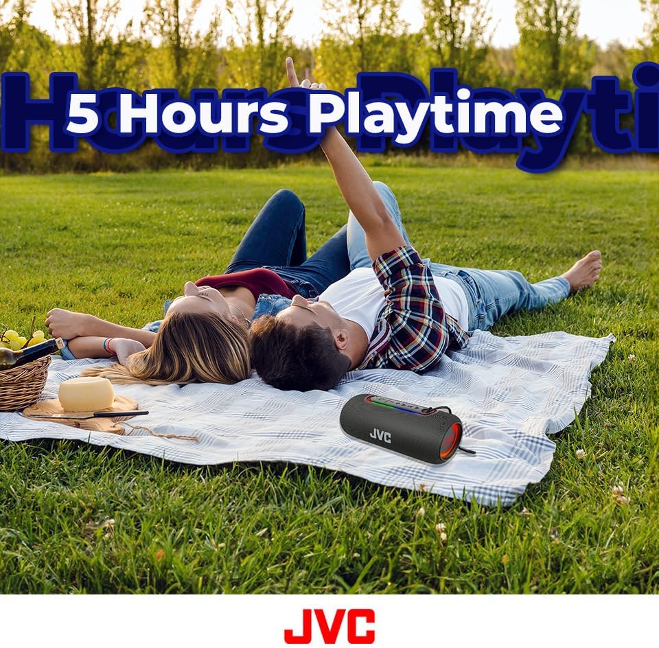 Altavoz Inalámbrico JVC 20W, Bluetooth 5.0, IPX5, SPPA5BTB