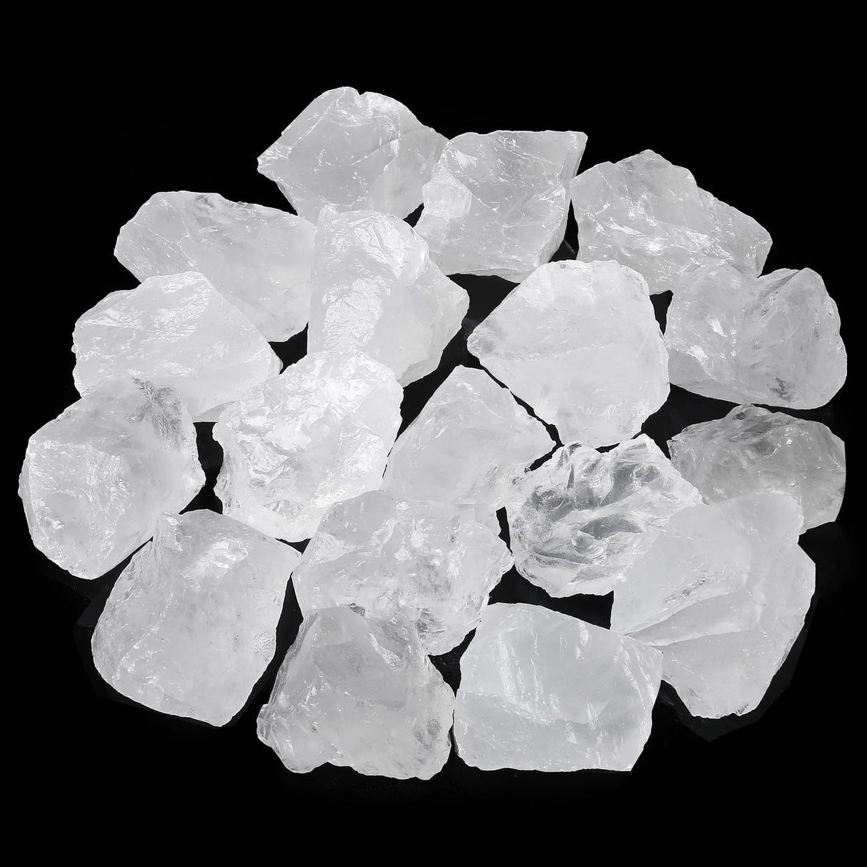 Cristales de cuarzo transparente de 2 pulgadas, cristales