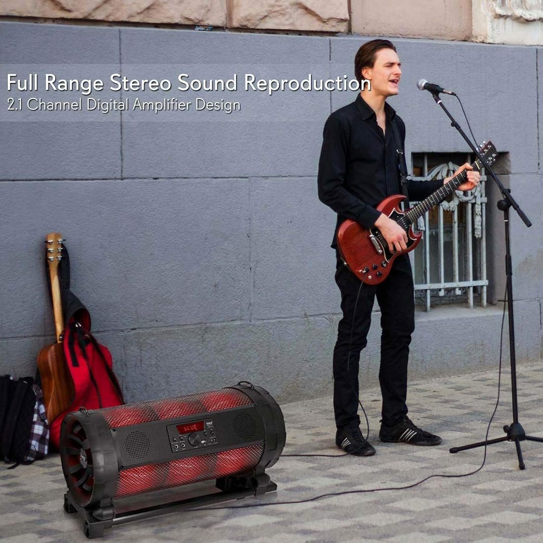 Parlante Portátil con Bluetooth PYLE-HOME PBMSPG198