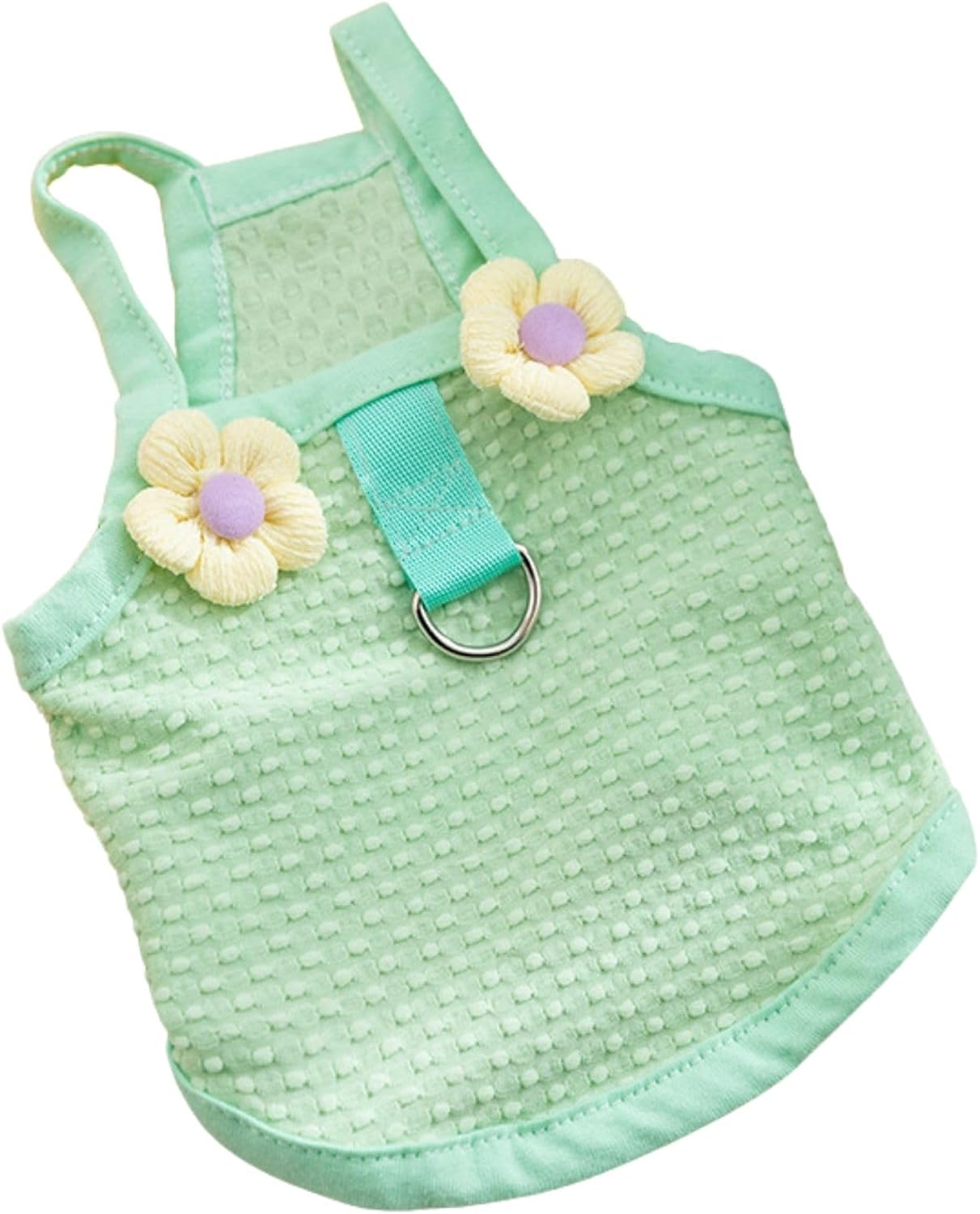 Camiseta Verano Perro con Correa Chaleco Suave Transpirable