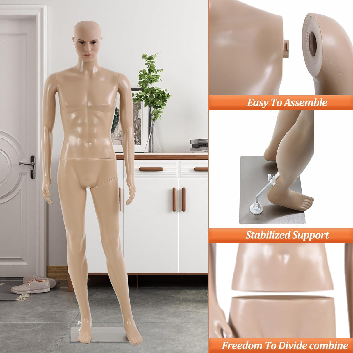 Maniquí Ajustable 69 para Ropa, Detachable, Poseable, Modelo 69