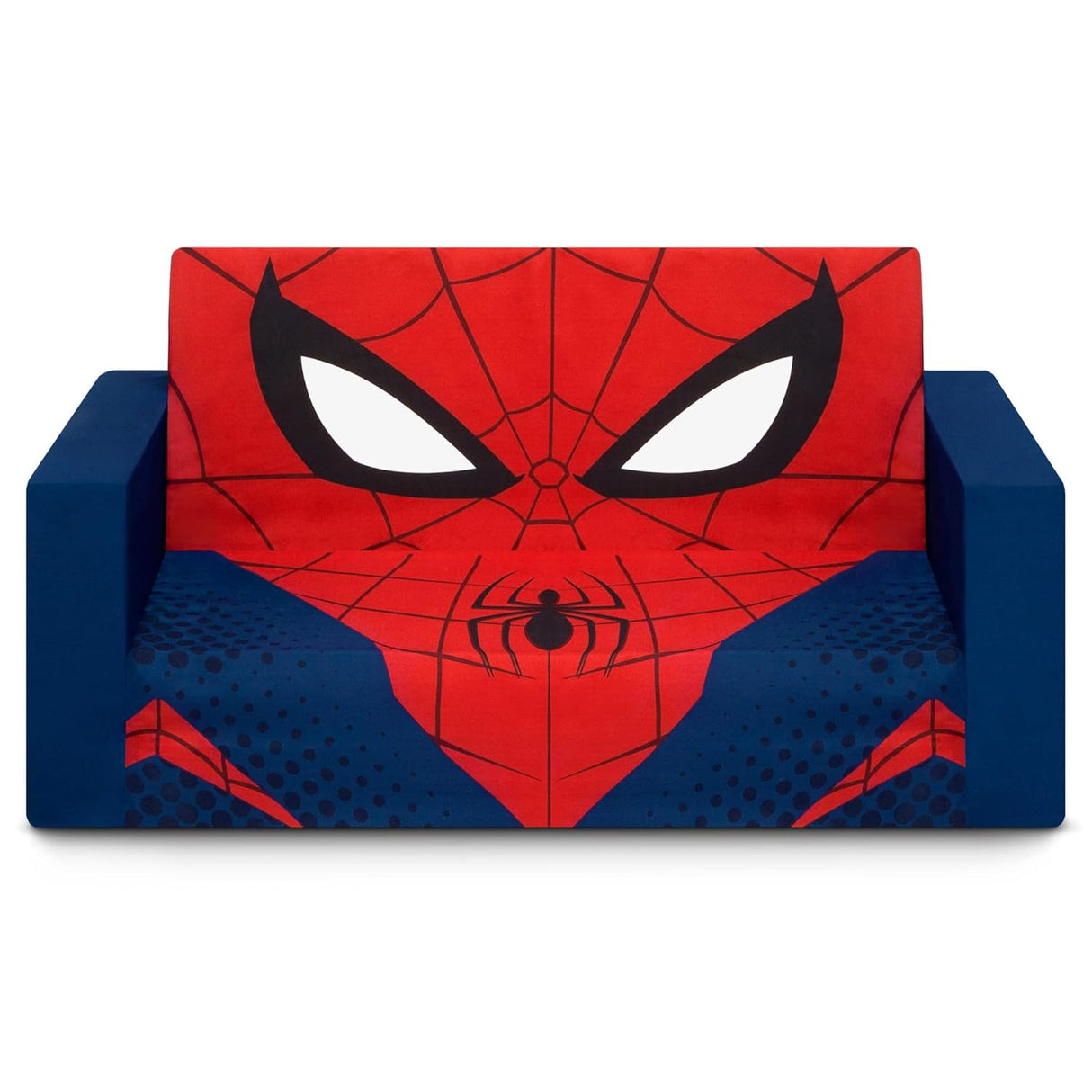 Silla transformable en cama para niños, diseño de Spider-Man