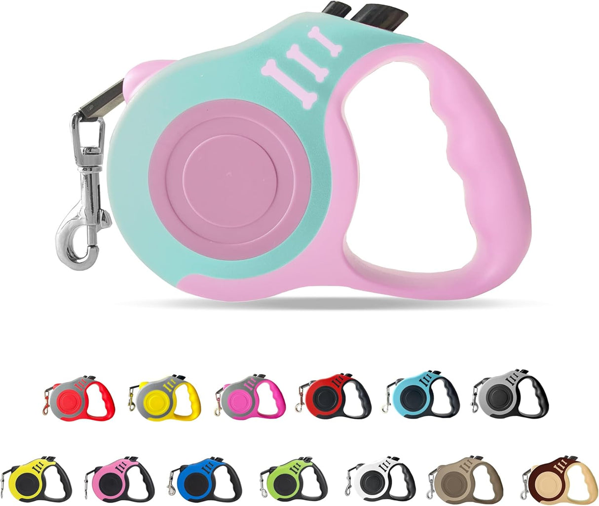 Correa Retráctil Automática para Perros Mango Antideslizante