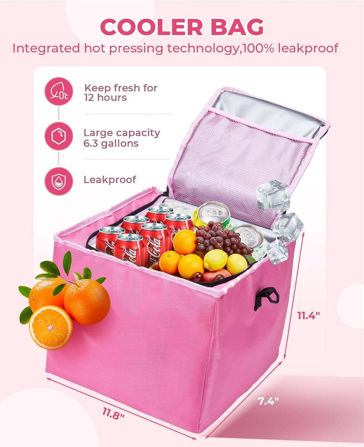 Organizador de Maletero HIRALIY 4 en 1 con Cooler Fugas