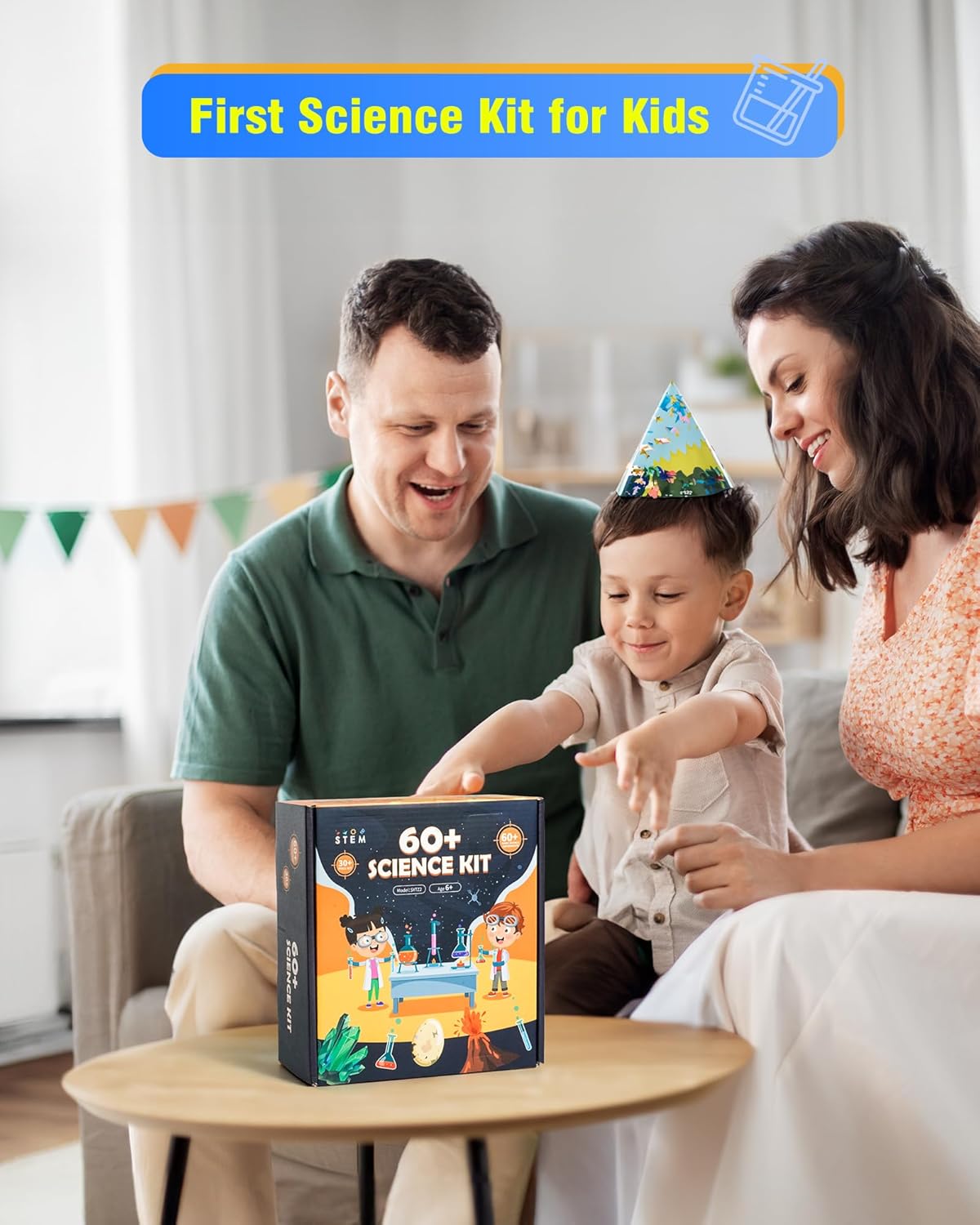 Kit de Experimentos Científicos, Aprendizaje STEM, 60+ Experimentos