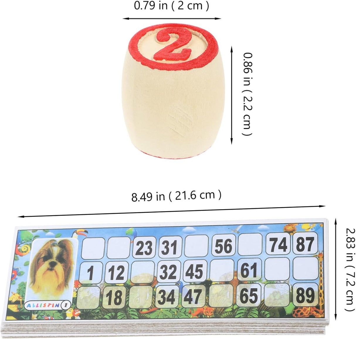 Juego de Bingo Ruso UPKOCH - Diversión para Adultos, Lotería