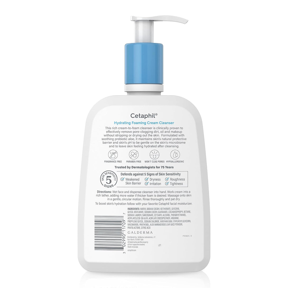 limpiador hidratante en crema Cetaphil