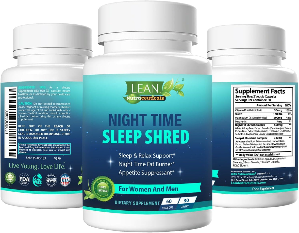 Quemador de grasa rápido para dormir nocturno