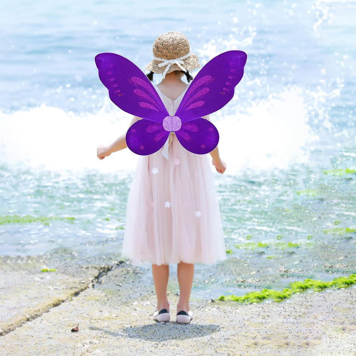 Disfraces de Alas de hada de mariposa morado