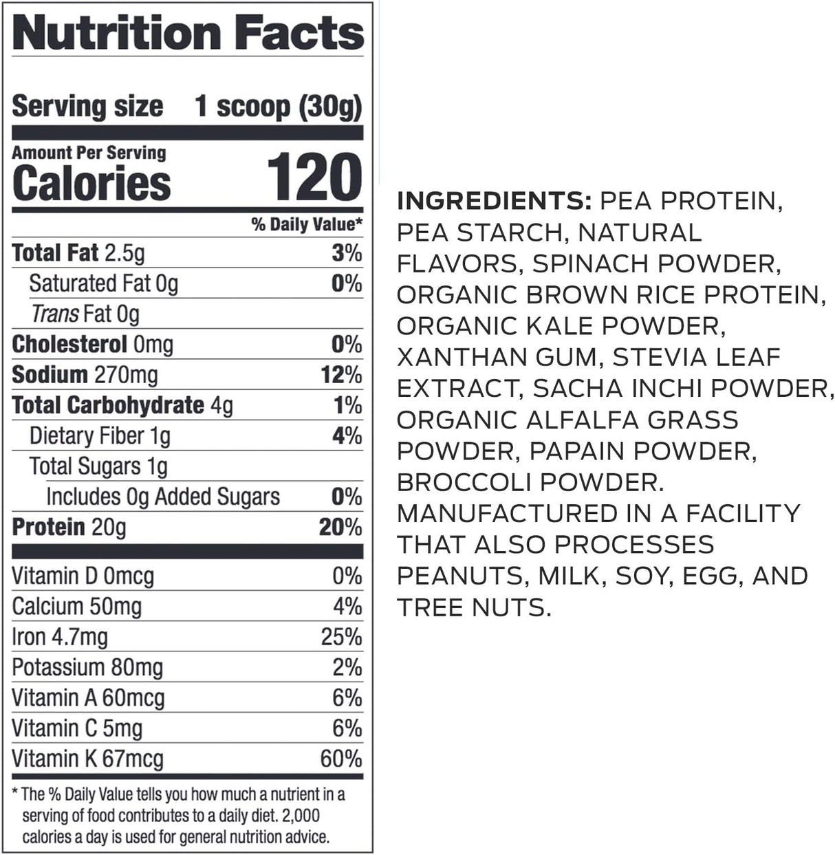 Suplementos Alimenticios Proteína y verdes de vainilla