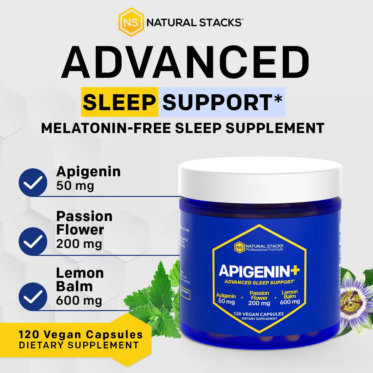 Suplemento 100% natural para dormir Extracto de pasiflora