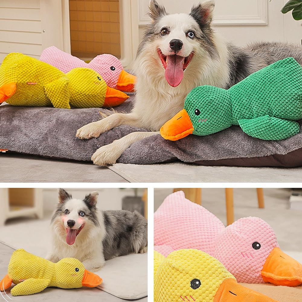 Juguete para Perros Quack-Quack, Mellow, Durable y Calmante