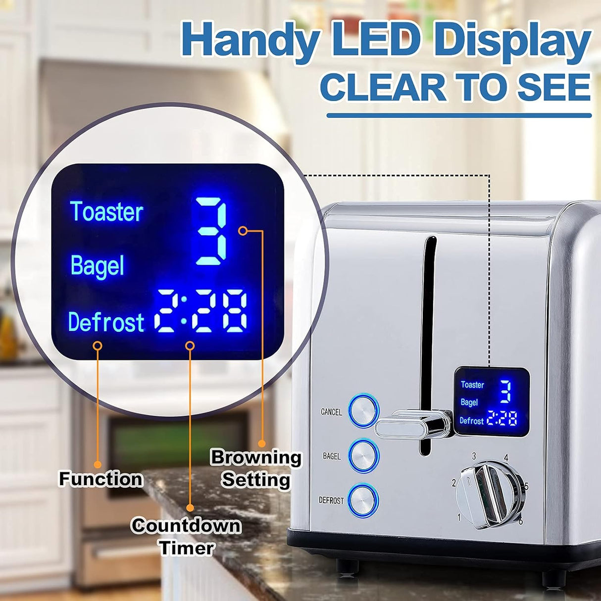 Tostadora con 6 ranuras bandeja extraible CUSIMAX