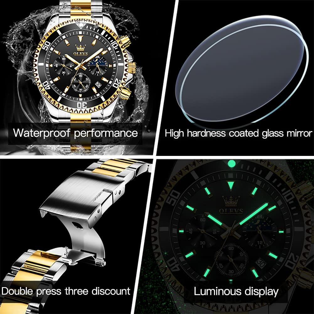 Reloj para hombre de cuarzo analógico 2870-5585 OLEVS