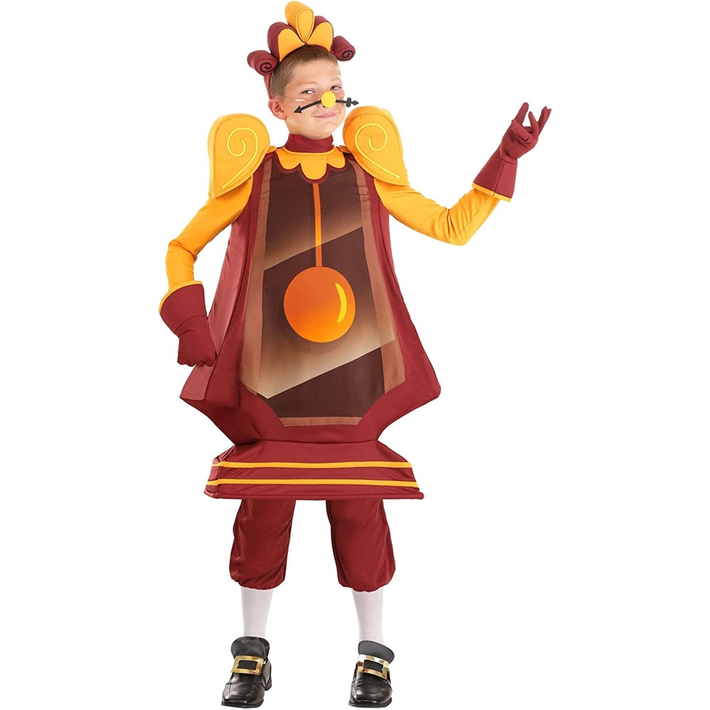 Disfraz de la Bella y la Bestia Cogsworth para niños XL