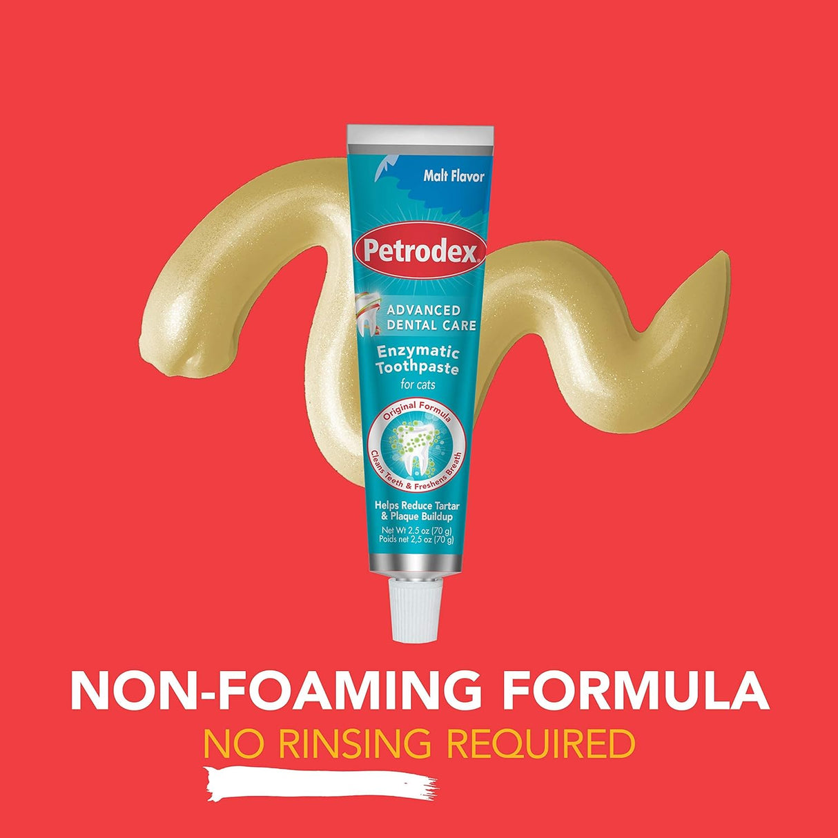 Kit dental para gatos pasta de dientes de malta