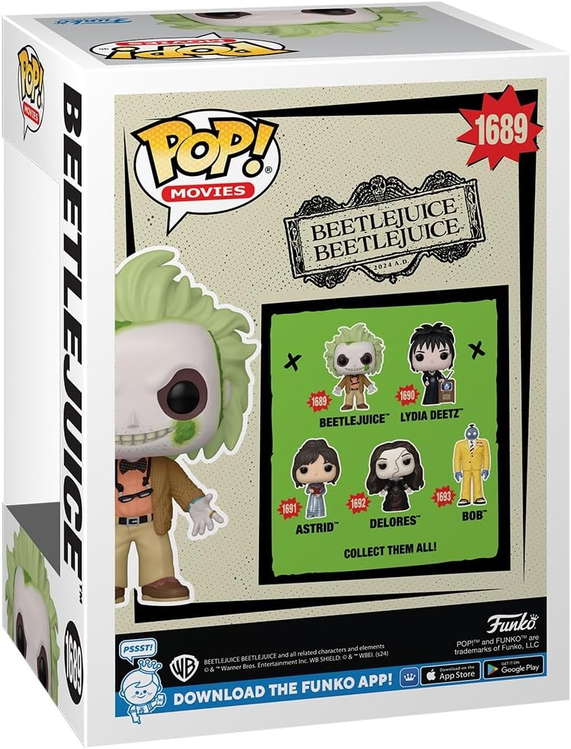Funko Pop! Beetlejuice - Beetlejuice con Chase (Estilos Varían)
