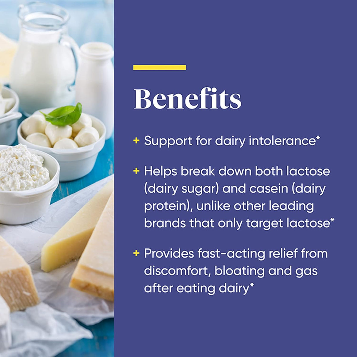 Suplementos Enzymedica para intolerancia a la lactosa 30un