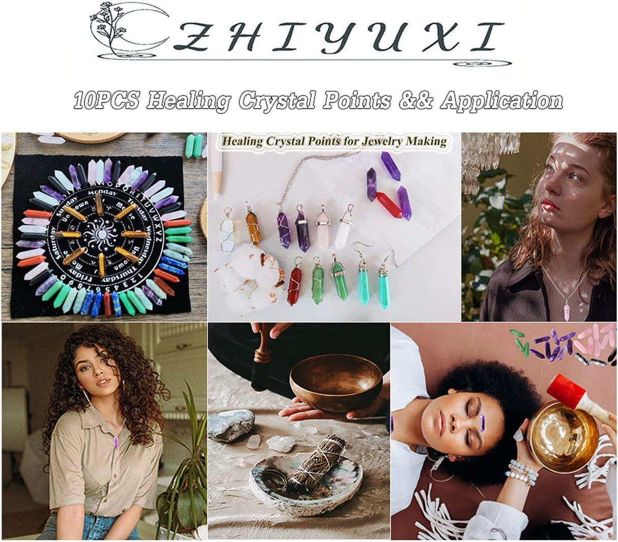 Crisoles de Cuarzo Transparente para Sanación y Meditación