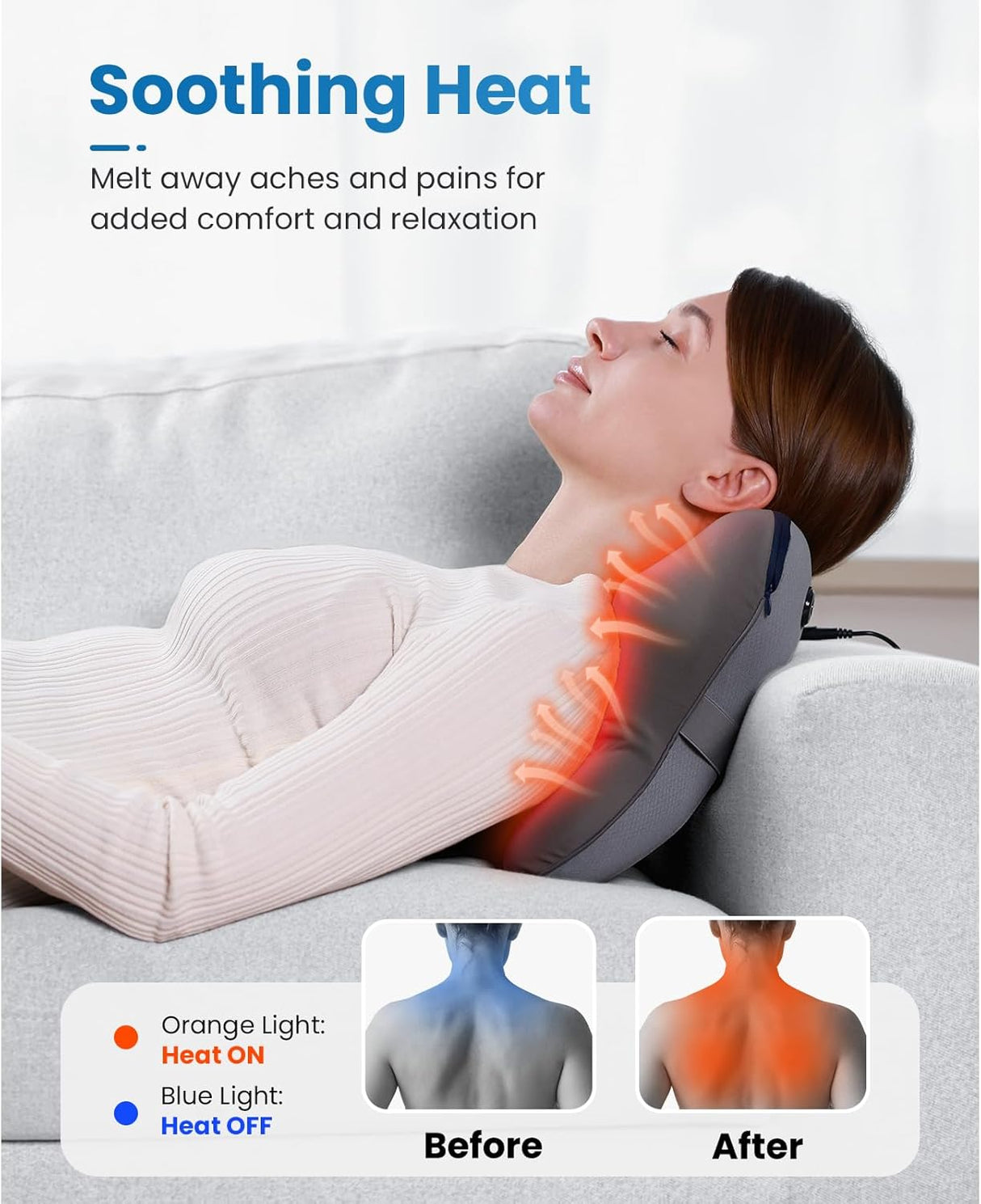 Masajeador BOB AND BRAD para espalda y cuello, EZBack Plus