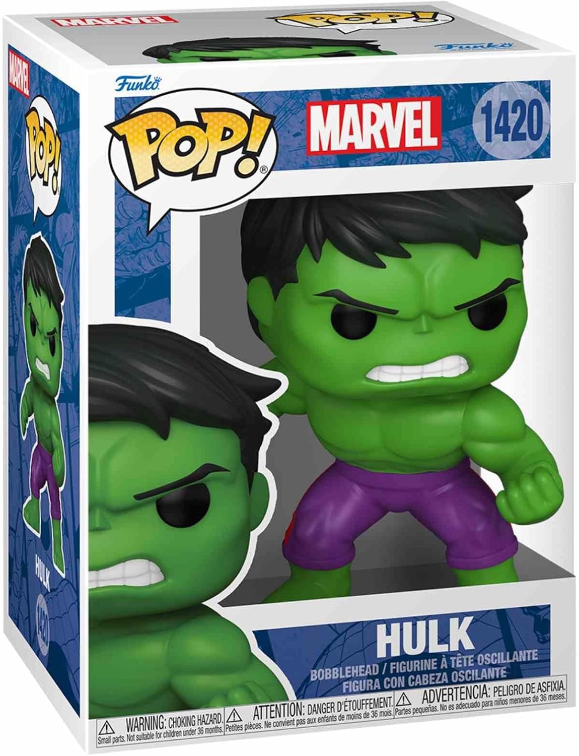 Funko Pop! Marvel - Hulk Verde Coleccionable Figura de Acción