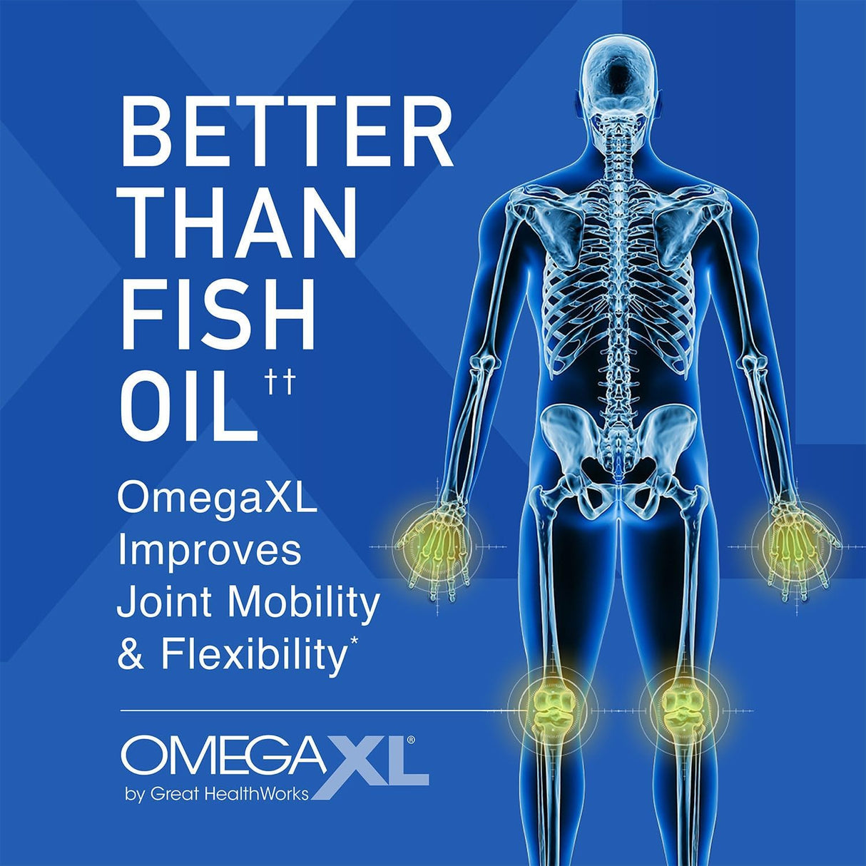 OmegaXL Suplemento para articulaciones, Soporte natural, 60 cápsulas