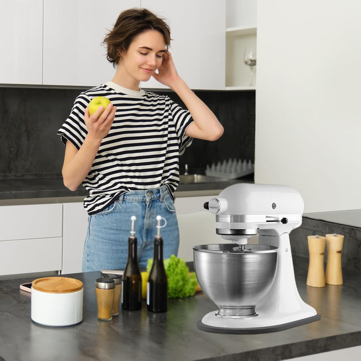 Deslizante para batidora KitchenAid 4.5-5 Qt con organizador