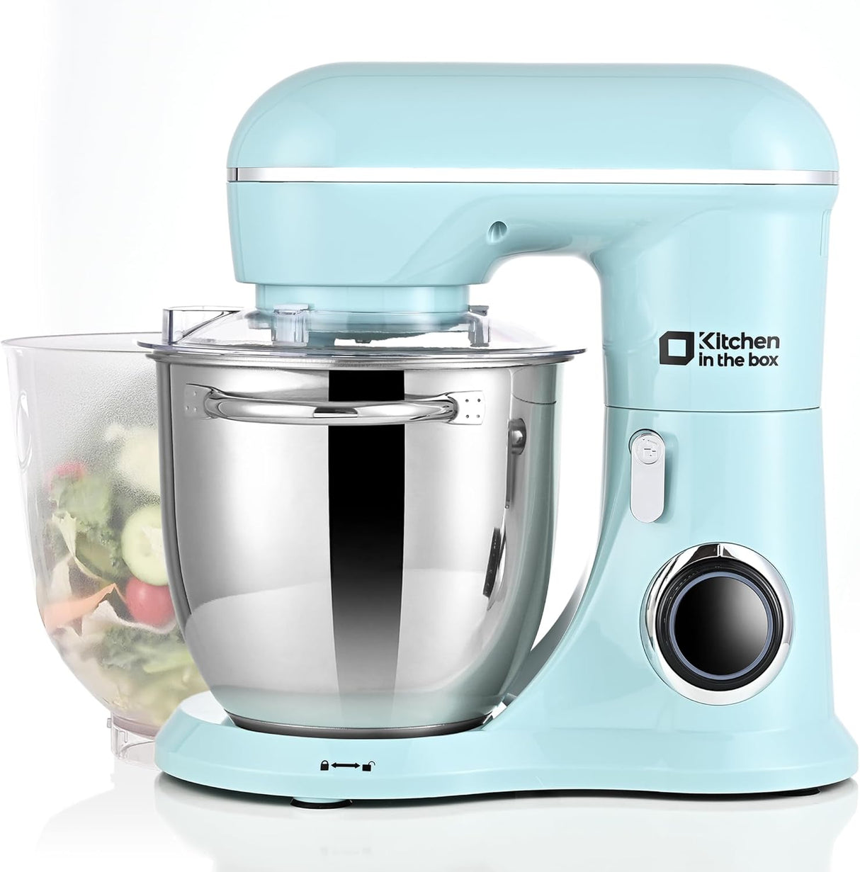 Batidora de pie Kitchen in the box 4.5QT+5QT 10 velocidades