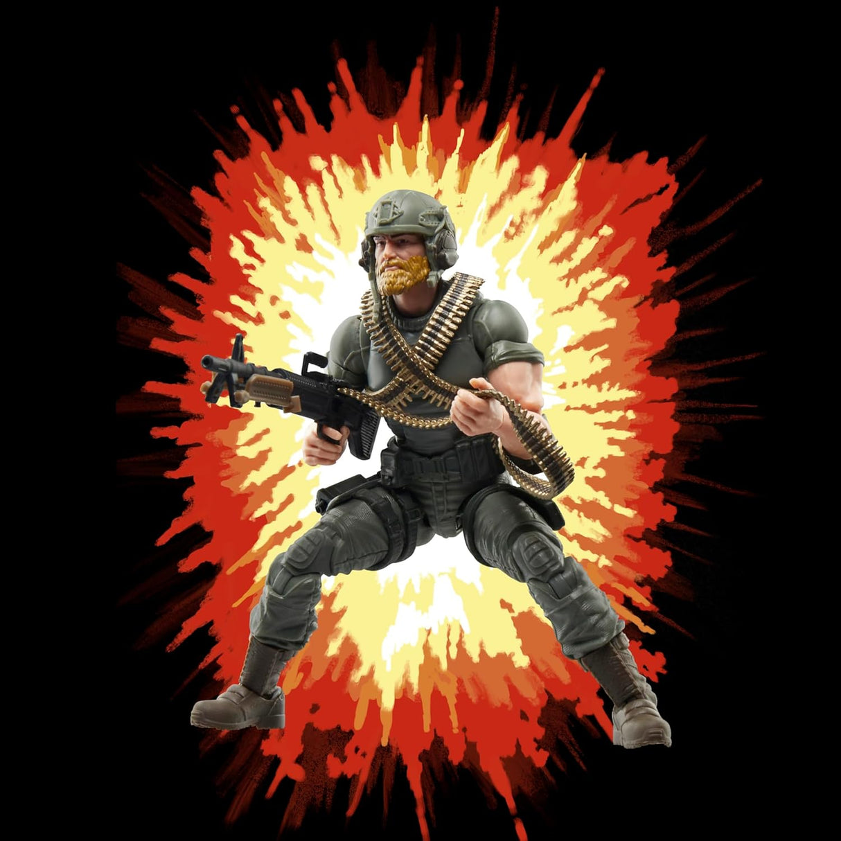 Figura de Acción G.I. Joe Rock 'N Roll, 6 con 9 Accesorios