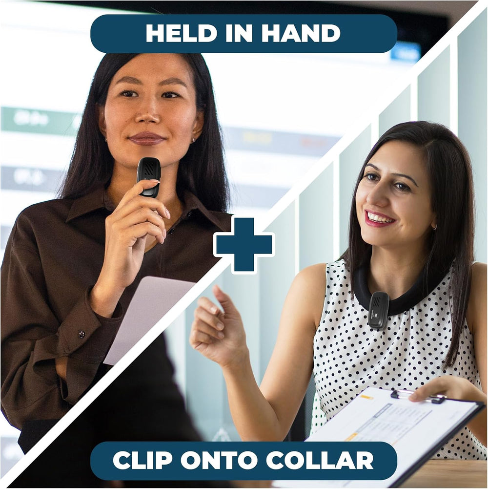 Amplificador de Voz Inalámbrico con Micrófono Lavalier WB005