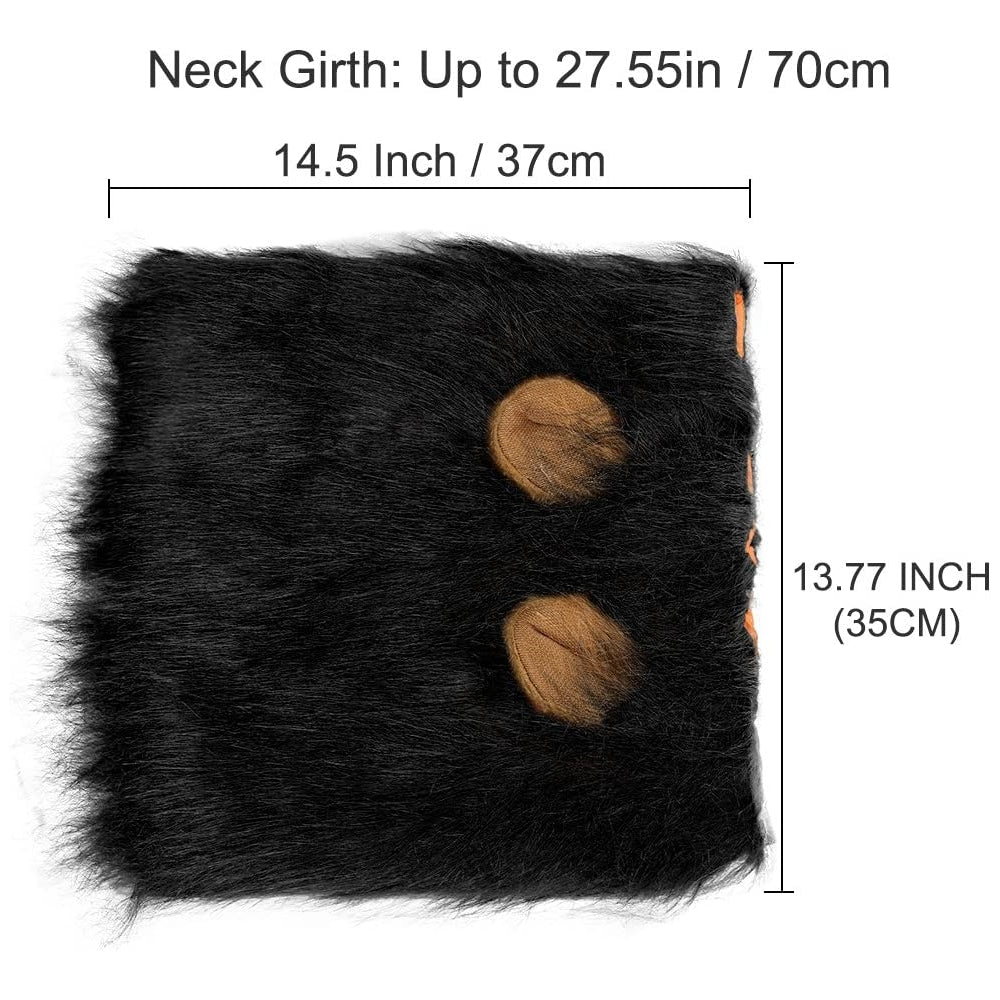 Disfraces de melena de león ajustable para mascotas talla XL