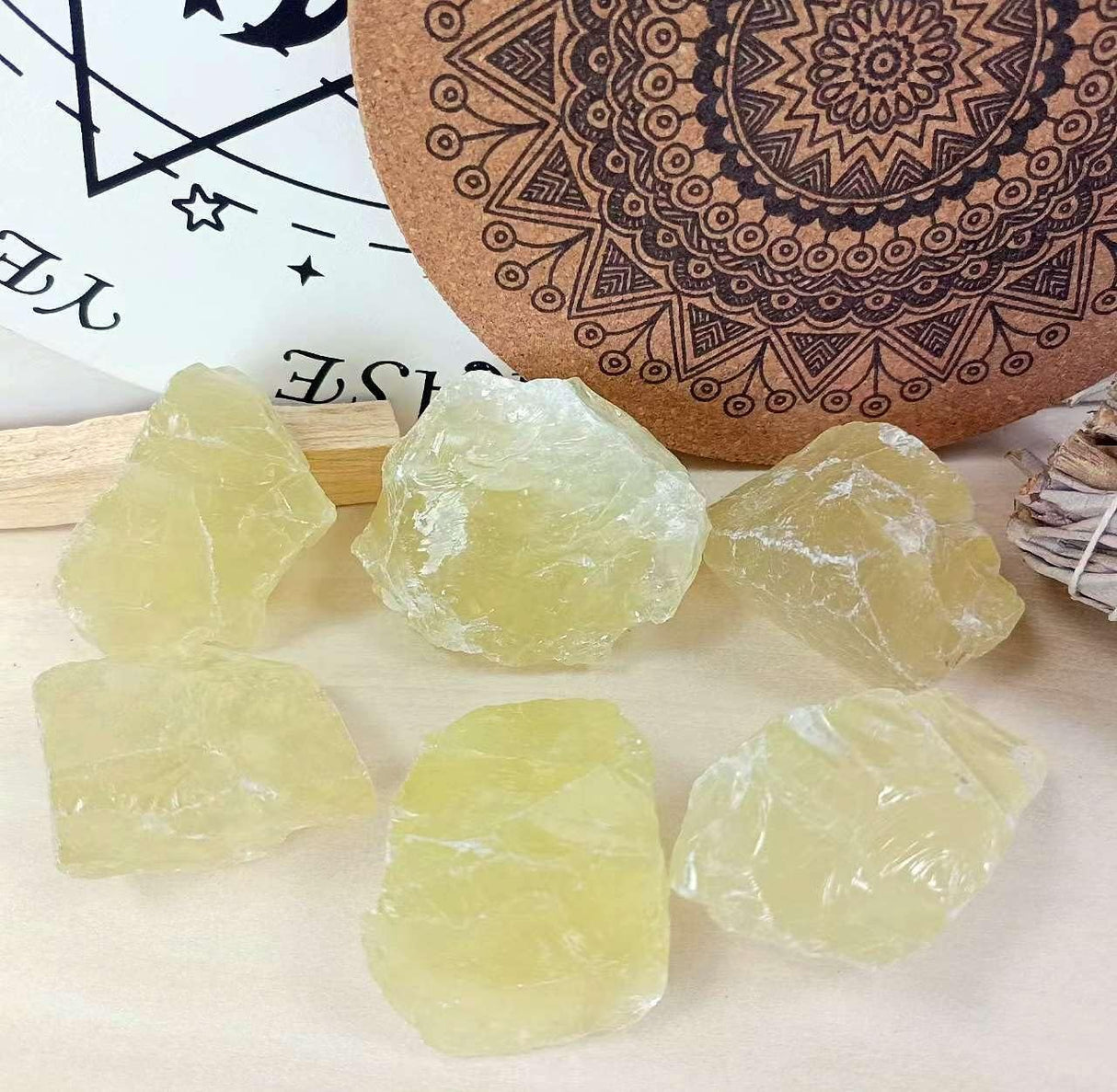 LAIDANLA Citrino - Piedras naturales en bruto de 2 pulgadas