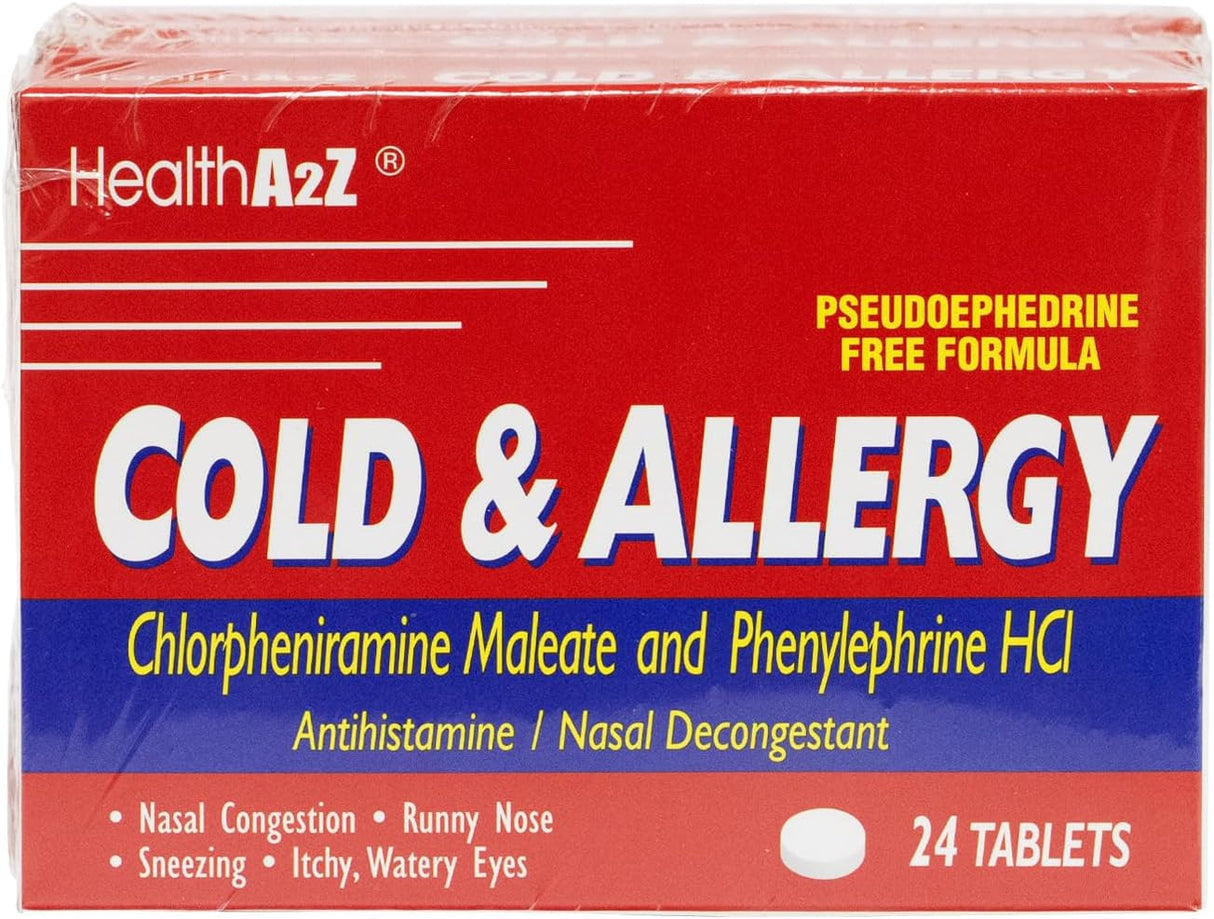HealthA2Z Gripe y alergia, 24x3, 72 comprimidos