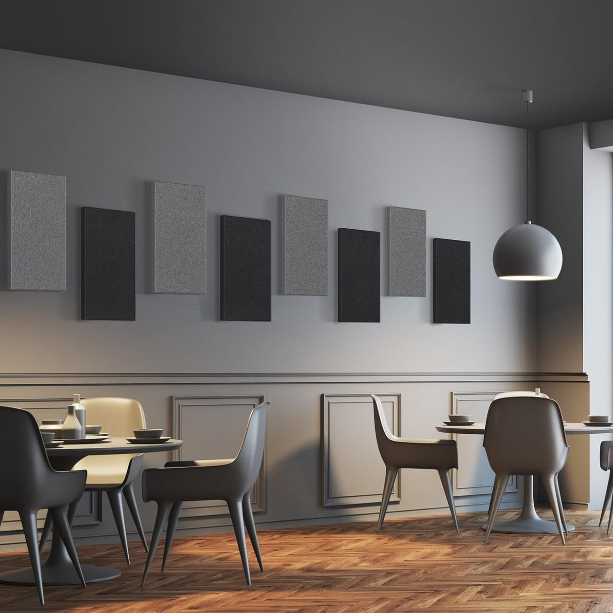 Paneles acústicos UMIACOUSTICS 4 PCS, 2” grueso, autoadhesivos