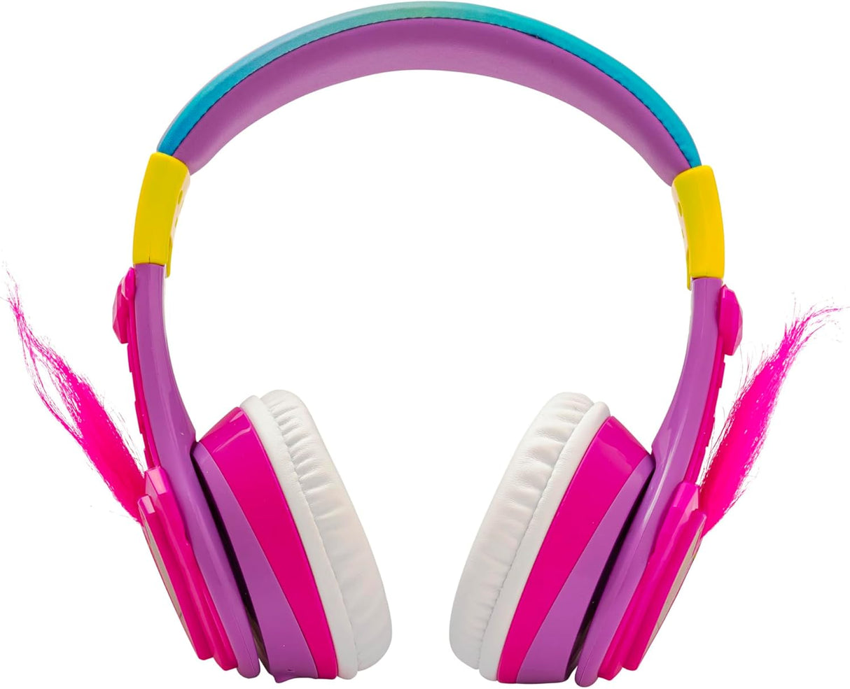 Auriculares Bluetooth eKids Trolls, Plegables y Con Micrófono